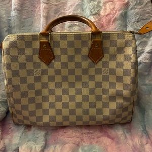 Authentic Louis Vuitton Damier Azure Speedy 30